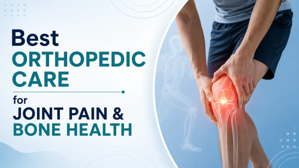 Orthopedic doctor checking patient with joint pain.