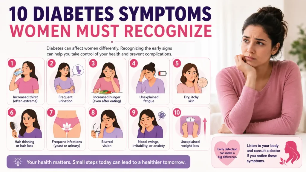 Diabetes symptoms women